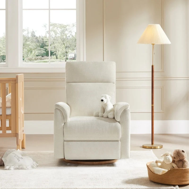 Fauteuil inclinable motorisé pour chambre de bébé avec veilleuse et ports USB
