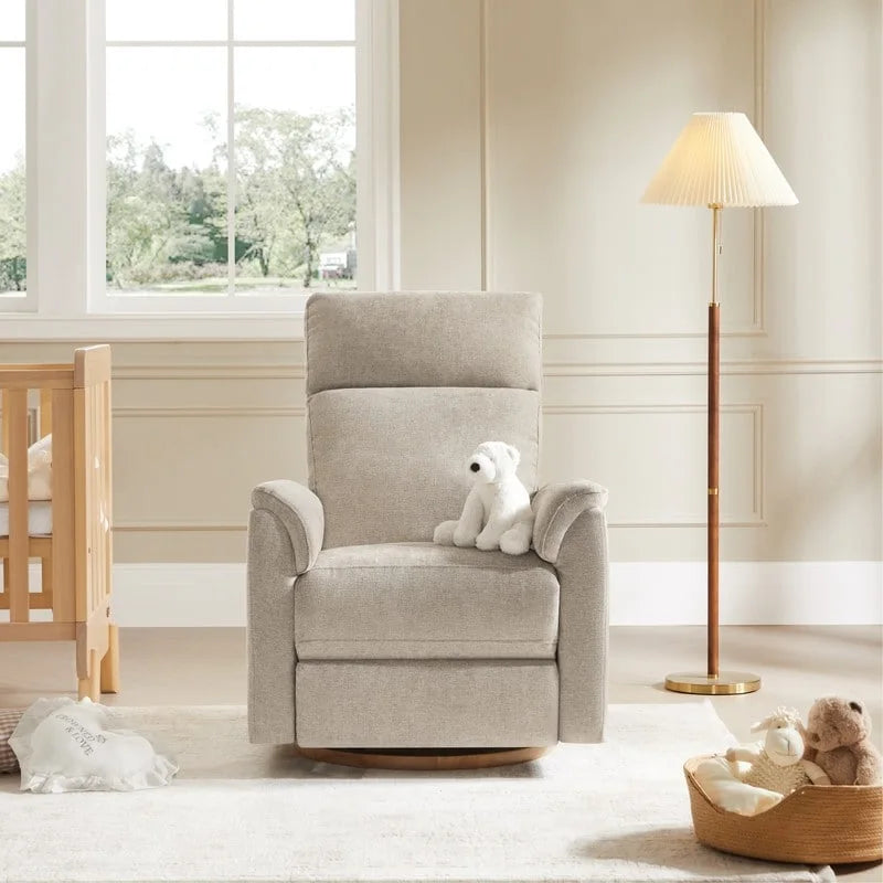 Fauteuil inclinable motorisé pour chambre de bébé avec veilleuse et ports USB