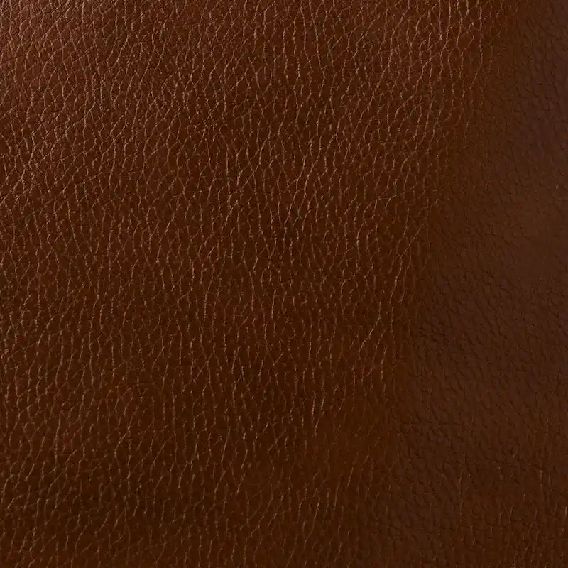 Fauteuil inclinable manuel en cuir véritable avec garniture cloutée en noir, chocolat, marine, sauge, marron et camel