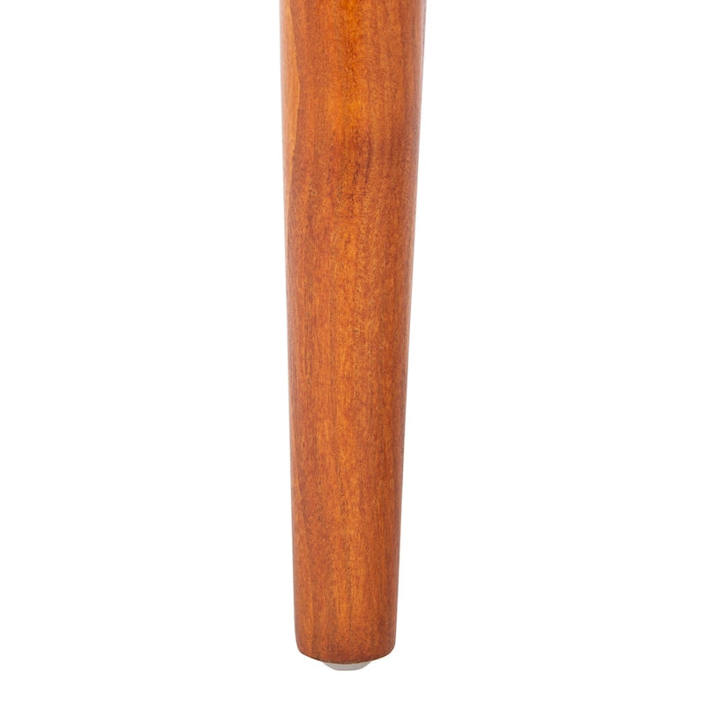 Banc d'appoint en cuir tressé avec cadre en bois, noir
