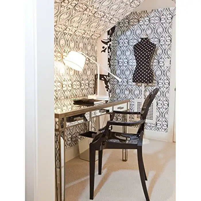 Fauteuil de salle à manger transparent en polycarbonate avec dossier ovale, en acrylique transparent, pour intérieur et extérieur